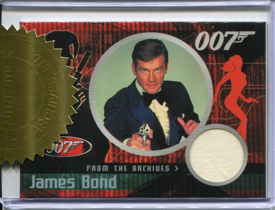 James Bond Dangerous Liaisons Roger Moore Case Topper Costume Card CC4 - TvMovieCards.com
