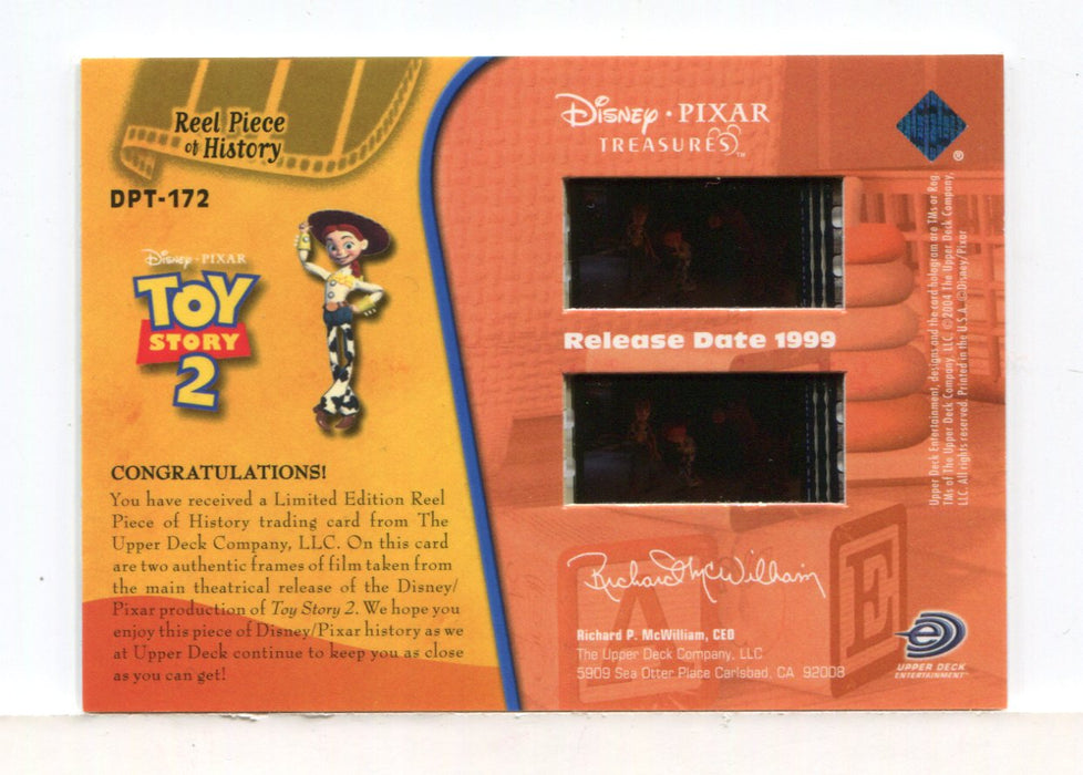2003 Disney Treasures 2 Reel Piece of History Chase Card DPT-172 Toy Story - TvMovieCards.com