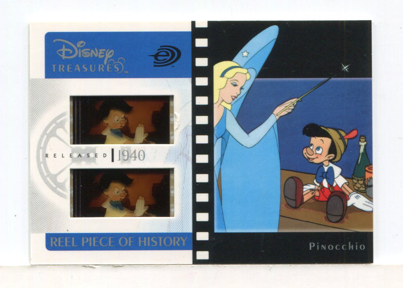 2003 Disney Treasures 1 Reel Piece of History Chase Card PH 3 Pinocchio - TvMovieCards.com