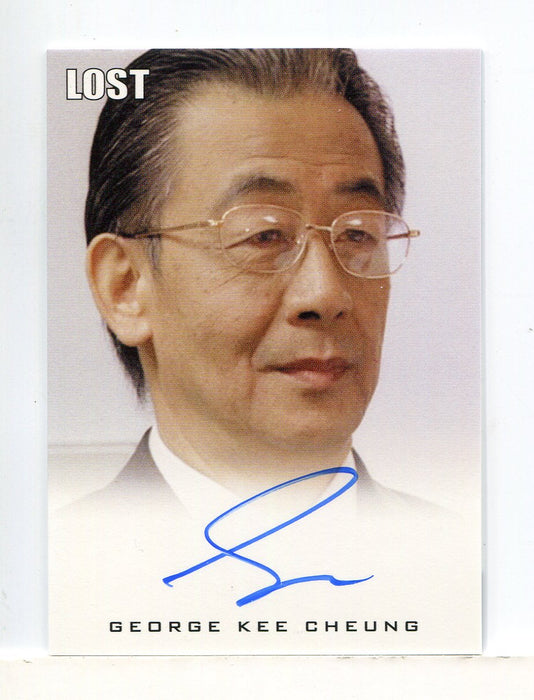 Lost Archives 2010 George Kee Cheung as Chinese Ambassador Autograph Card - TvMovieCards.com