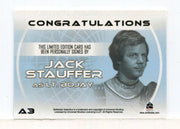 Battlestar Galactica Complete Jack Stauffer Autograph Card A3 - TvMovieCards.com