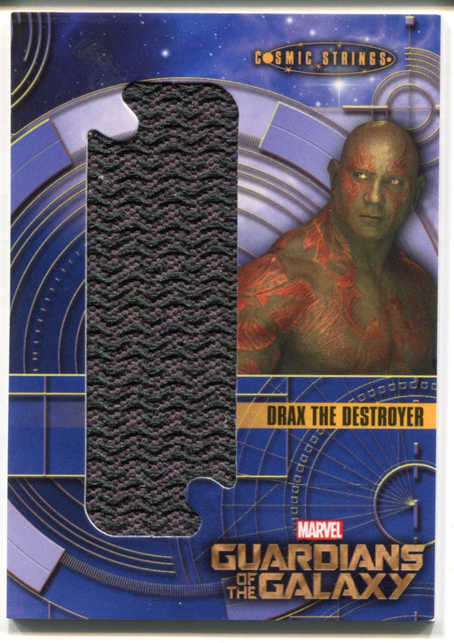 2014 Guardians of the Galaxy Relic Costume Card CSO-2 Drax the Destroyer Upperde - TvMovieCards.com