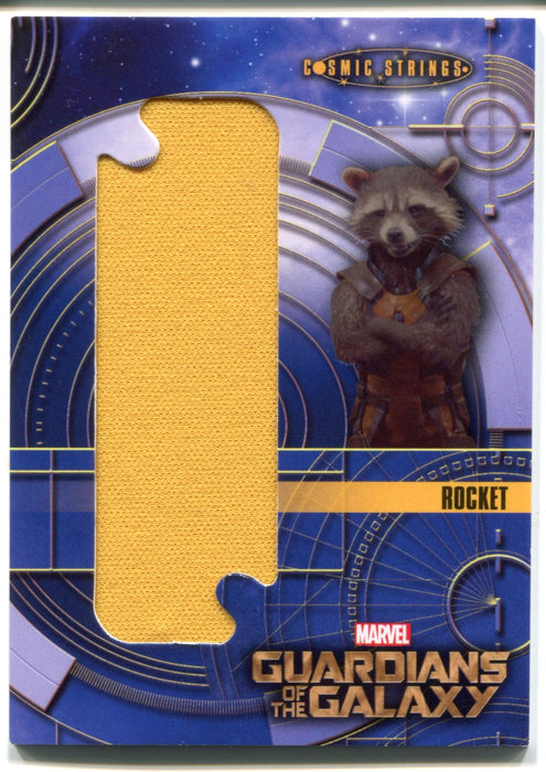2014 Guardians of the Galaxy Relic Costume Card CSO-4 Rocket Upperdeck - TvMovieCards.com