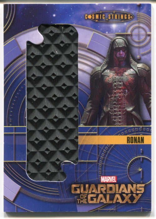 2014 Guardians of the Galaxy Relic Costume Card CSO-6 Ronan Upperdeck - TvMovieCards.com