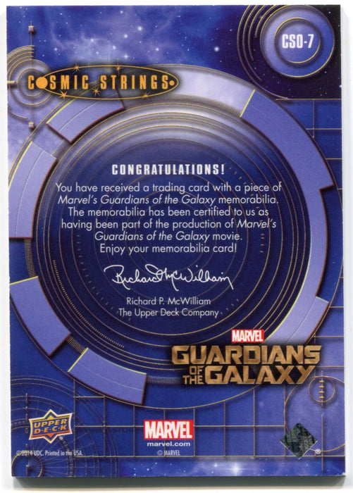 2014 Guardians of the Galaxy Relic Costume Card CSO-7 Yondu Upperdeck - TvMovieCards.com