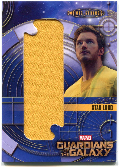 2014 Guardians of the Galaxy Relic Costume Card CSO-11 Star Lord Upperdeck - TvMovieCards.com