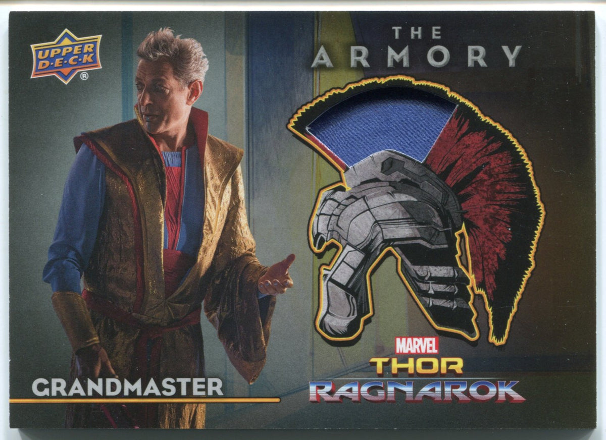 2017 Thor Ragnarok Armory Costume Card AS-9 Grandmaster Upperdeck ...