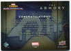 2017 Thor Ragnarok Armory Costume Card AS-11 Thor Upperdeck - TvMovieCards.com