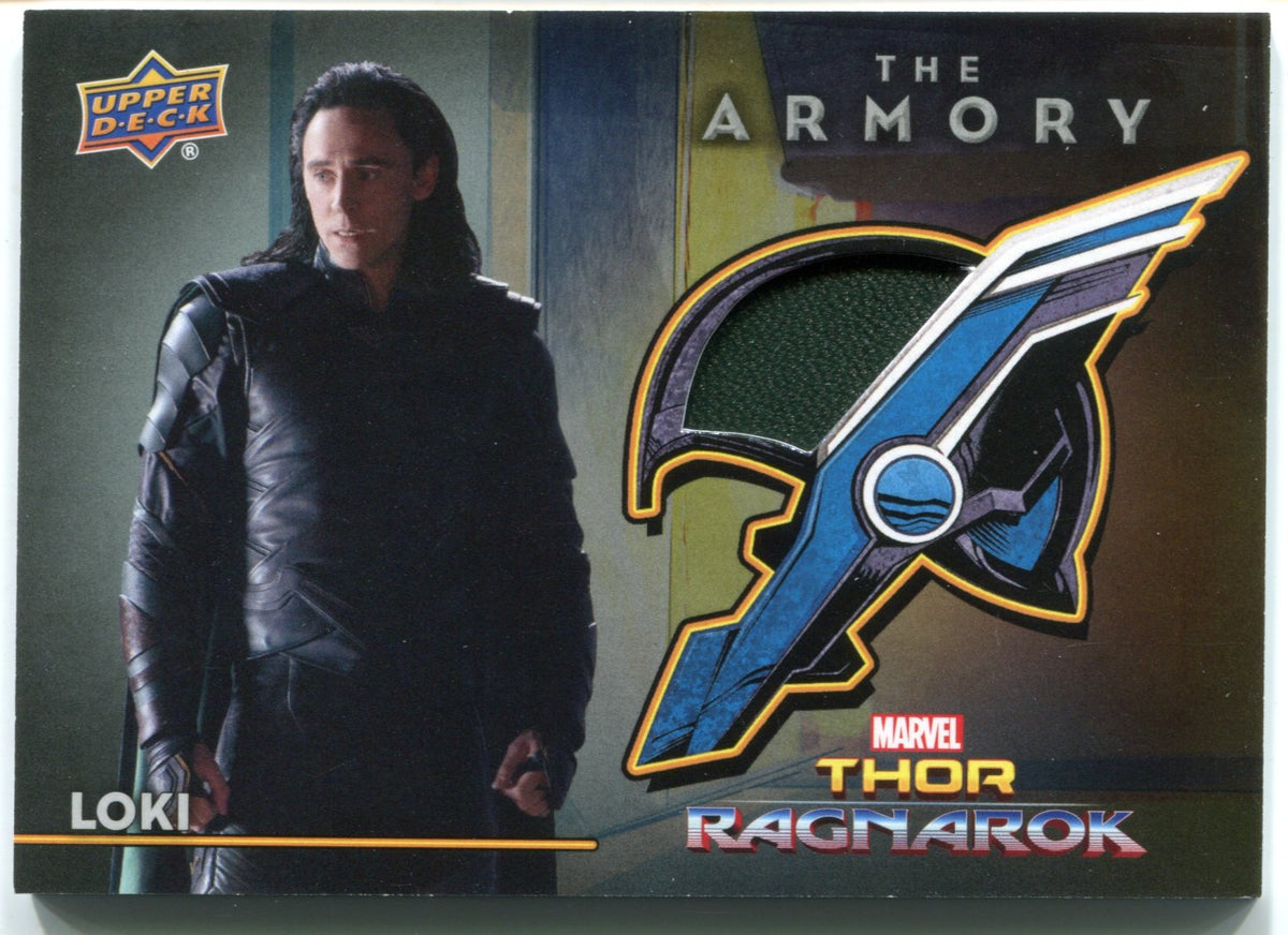 2017 Thor Ragnarok Armory Costume Card AS-12 Loki Upperdeck ...
