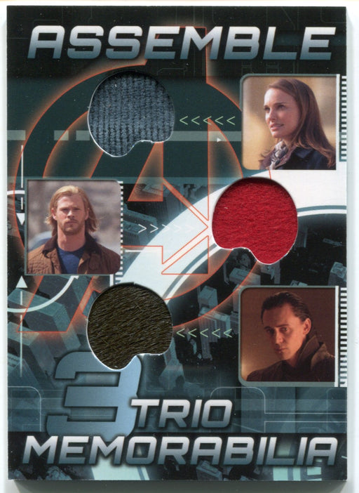 2012 Avengers Assemble Trio Memorabilia Costume Card AT-3 Upperdeck - TvMovieCards.com