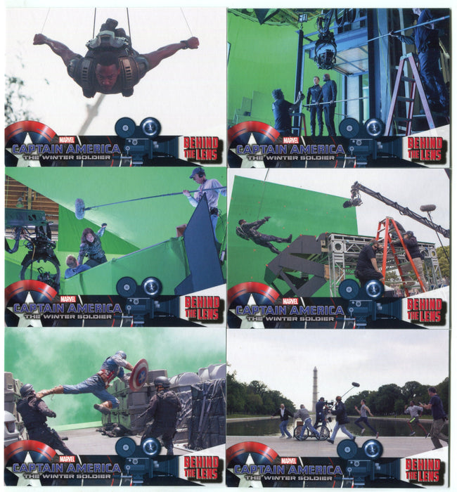 2014 Captain America Winter Soldier Behind the Lens Chase Card Set BTL-1/BTL-9 - TvMovieCards.com