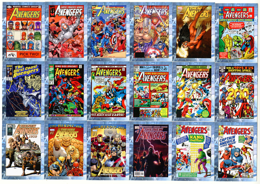 2012 Avengers Assemble Comic Cover Art Chase Trading Card Set A1-A36 - TvMovieCards.com