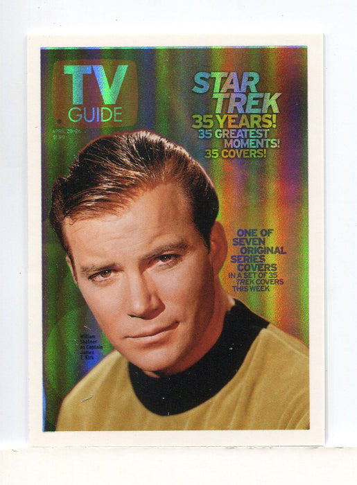 Star Trek TOS Quotable TV Guide Covers Captain Kirk Chase Card TV1 - TvMovieCards.com