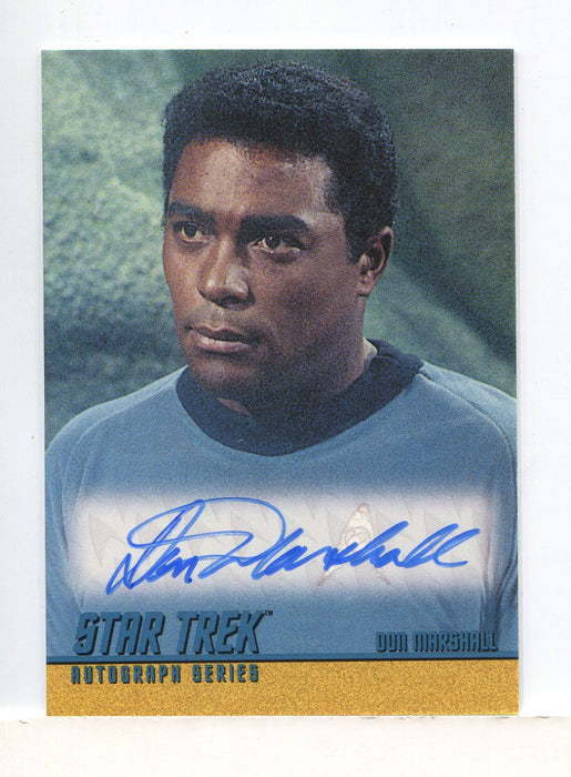 Star Trek TOS Quotable Don Marshall as Lieutenant Boma Autograph Card A90 - TvMovieCards.com