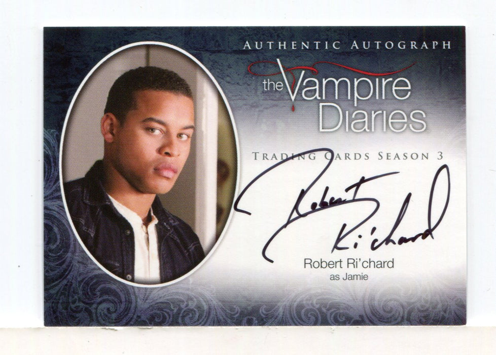 Vampire Diaries Season Three Robert Ri'chard as Jamie Autograph Card A21 - TvMovieCards.com