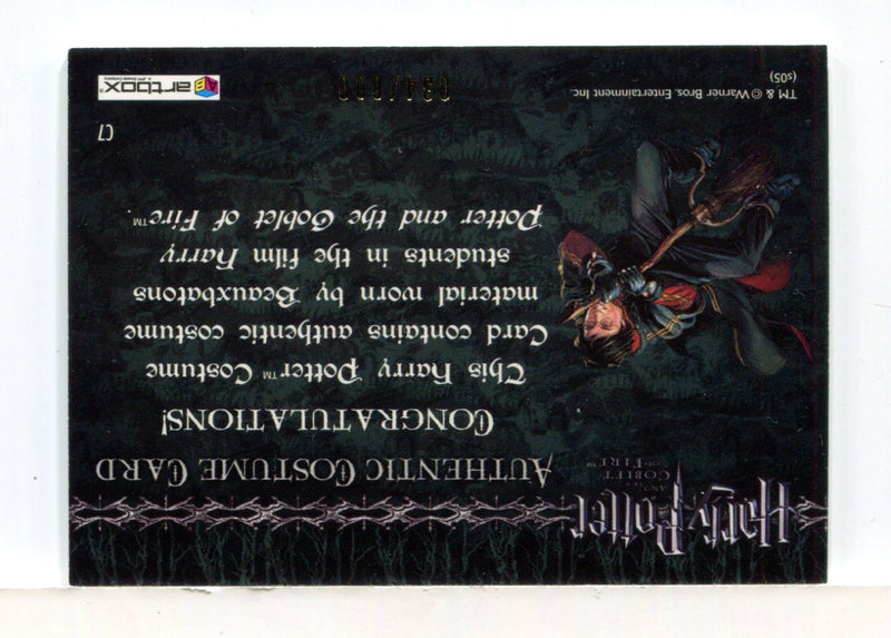 Harry Potter Goblet Fire Beauxbatons Students Variant Costume Card C7 #034/800 - TvMovieCards.com