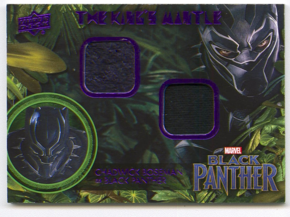 2018 Black Panther Costume Card KM-BP Chadwick Boseman as Black Panther - TvMovieCards.com