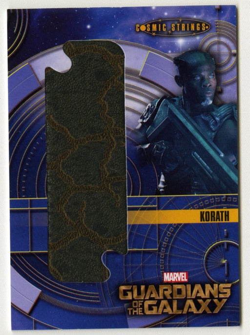 2014 Guardians of the Galaxy Relic Costume Card CSO-8 Korath Upperdeck - TvMovieCards.com