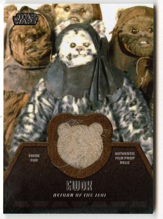 2013 Star Wars Jedi Legacy Relic Costume Card ER-5 Ewok Topps - TvMovieCards.com