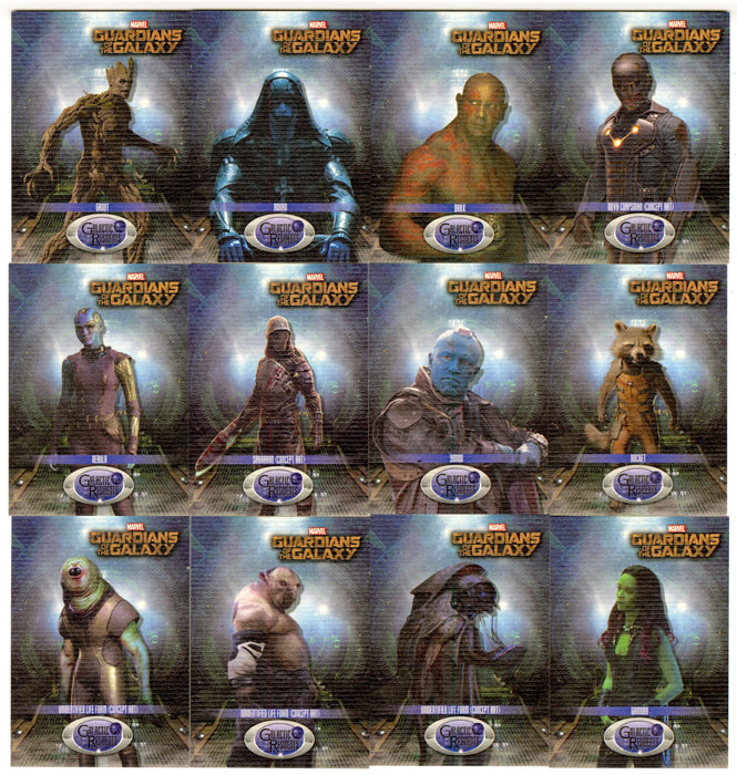 2014 Guardians of the Galaxy Galactic Residents Chase Card Set GR-1/GR-12 - TvMovieCards.com