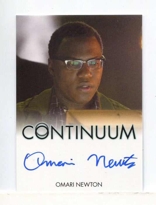 Continuum Seasons 1 & 2 Omari Newton as Lucas Ingram Autograph Card - TvMovieCards.com