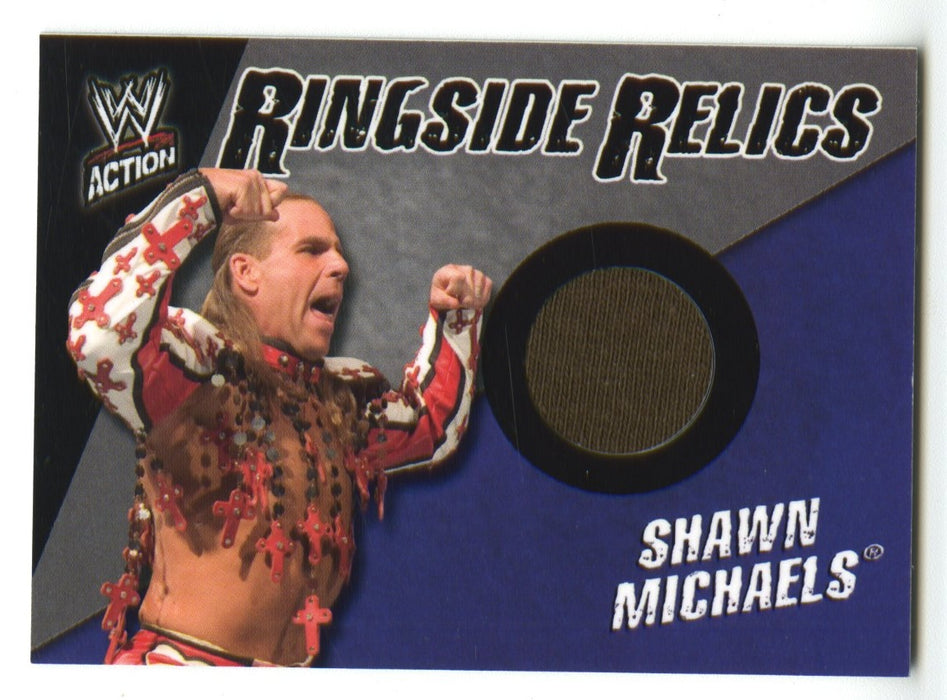 2007 WWE Action Ringside Relics Shawn Michaels Shirt Trading Card Topps - TvMovieCards.com