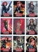 2010 Legends of Marvel Series 1 Black Widow 9 Chase Card Set L1-L9 #/1939 - TvMovieCards.com