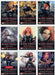 2010 Legends of Marvel Series 1 Black Widow 9 Chase Card Set L1-L9 #/1939 - TvMovieCards.com