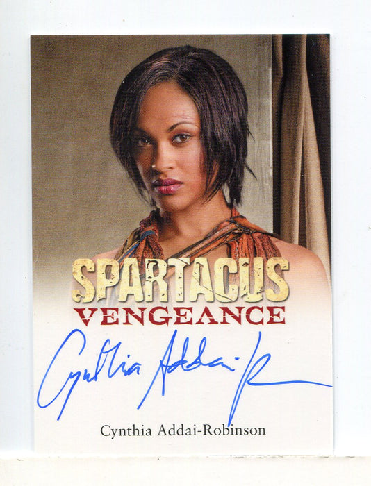 Spartacus Premium Packs Vengeance Cynthia Addai Robinson Autograph Card - TvMovieCards.com