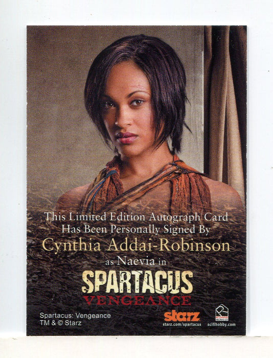 Spartacus Premium Packs Vengeance Cynthia Addai Robinson Autograph Card - TvMovieCards.com