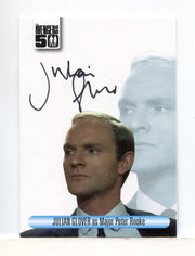 Avengers TV 50th Anniversary Julian Glover Peter Rooke Autograph Card AVJG - TvMovieCards.com