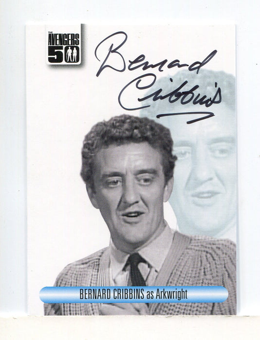 Avengers TV 50th Anniversary Bernard Cribbins as Arkwright Autograph Card AVBC - TvMovieCards.com