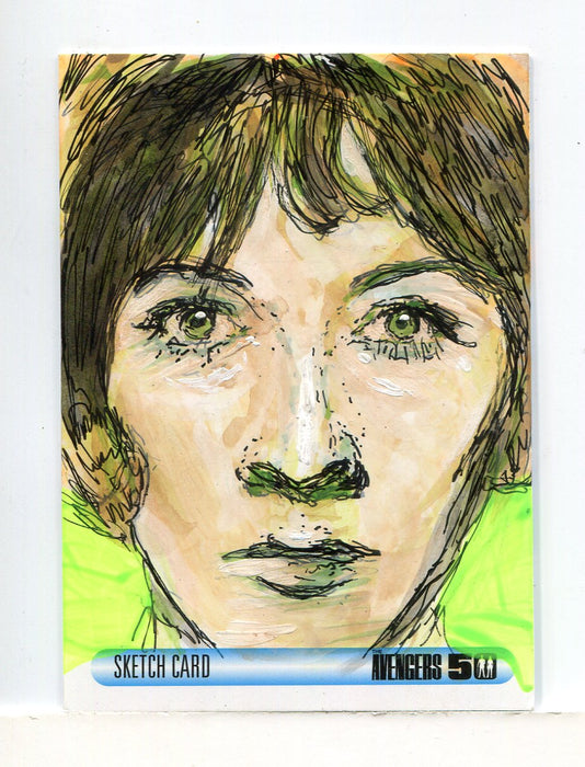 Avengers TV 50th Anniversary Robert Aragon Autograph Sketch Card SK1 - TvMovieCards.com