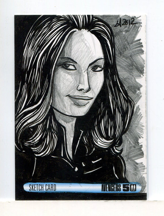 Avengers TV 50th Anniversary Autograph Sketch Card SK1 - TvMovieCards.com