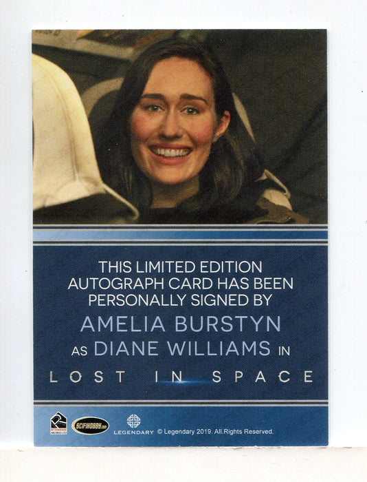Lost in Space Season 1 Amelia Burstyn as Diane Williams Autograph Card - TvMovieCards.com