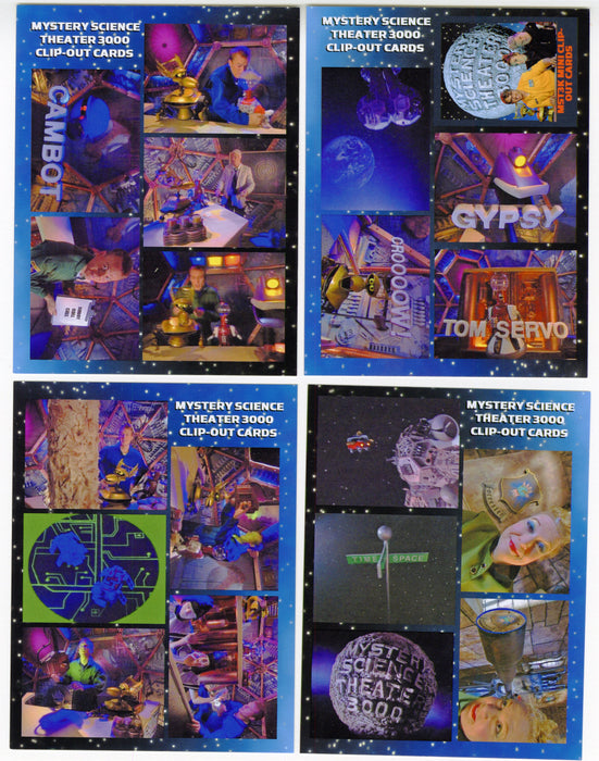 2019 MST3K Mystery Science Theater 3000 S3 Box Topper Mini Clipout 8 Card Set - TvMovieCards.com