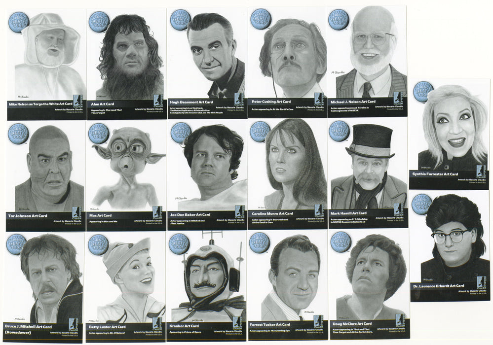 2019 MST3K Mystery Science Theater 3000 S3 Art Card Chase Set MC25-MC41 - TvMovieCards.com