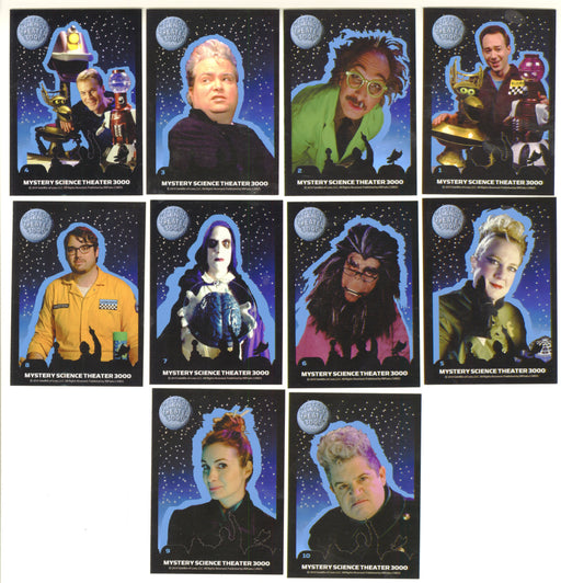 2019 MST3K Mystery Science Theater 3000 S3 10 Cast Sticker Chase Card Set - TvMovieCards.com