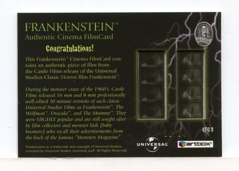 Frankenstein Cinema Film Cel Chase Card CFC 8 #38/84 Artbox 2006 - TvMovieCards.com