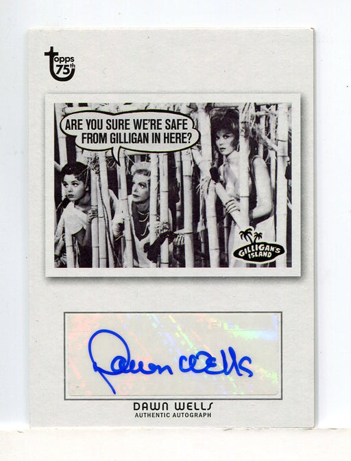 Topps 75th Anniversary Gilligan's Island Dawn Wells as Mary Ann Autograph Card - TvMovieCards.com