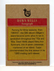 Topps 75th Anniversary Gilligan's Island Dawn Wells as Mary Ann Autograph Card - TvMovieCards.com