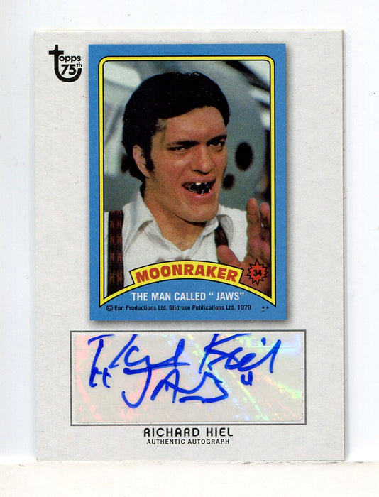 Topps 75th Anniversary Moonraker Richard Kiel as Jaws Autograph Card 2013 - TvMovieCards.com