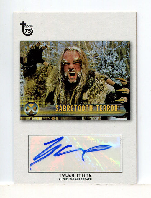 Topps 75th Anniversary X-Men Tyler Mane as Sabretooth Autograph Card - TvMovieCards.com
