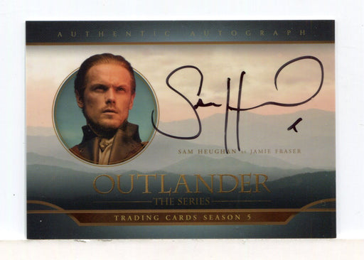Outlander Season 5 Sam Heughan as Jamie Fraser SH3 Autograph Card - TvMovieCards.com