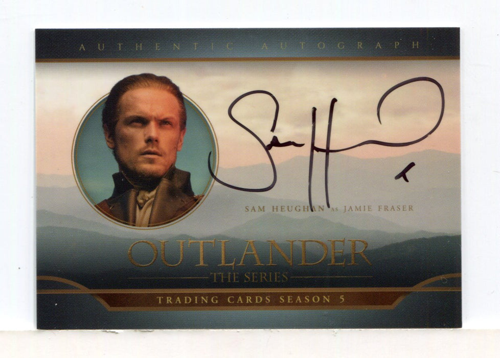 Outlander Season 5 Sam Heughan as Jamie Fraser SH3 Autograph Card - TvMovieCards.com