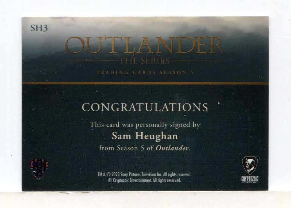 Outlander Season 5 Sam Heughan as Jamie Fraser SH3 Autograph Card - TvMovieCards.com