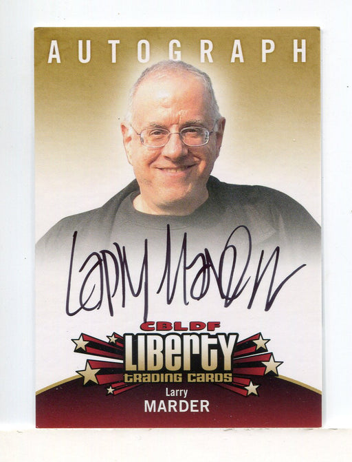 2011 Cryptozoic CBLDF Liberty Artist Larry Marder Autograph Card - TvMovieCards.com