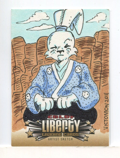 2011 Cryptozoic CBLDF Liberty Artist Sketch Card by Victor "Victomon" Rodriguez - TvMovieCards.com