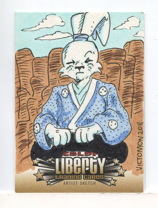 2011 Cryptozoic CBLDF Liberty Artist Sketch Card by Victor "Victomon" Rodriguez - TvMovieCards.com