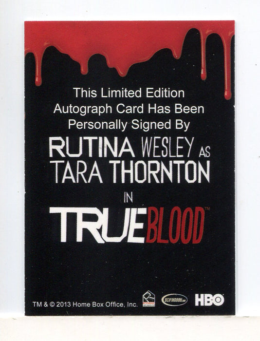 True Blood Season 6 Rutina Wesley as Tara Thornton Autograph Card - TvMovieCards.com